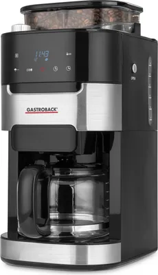 Produktbild von GASTROBACK 42711 Kaffeeautomat Grind&Brew Pro 12 Tassen 900Watt Edelstahl/schwarz