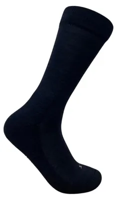 Produktbild von Merino Love The Comfort Socken aus Wolle mit Frottee-Fußbett, Onyx black, Größe 47-50