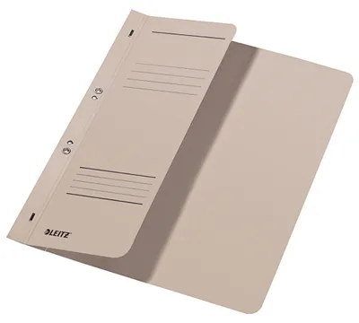 Immagine prodotto di Leitz 3740-00-85 3740 Ösenhefter - 1/2 Vorderdeckel, A4, kfm. Heftung, Manilakarton, grau