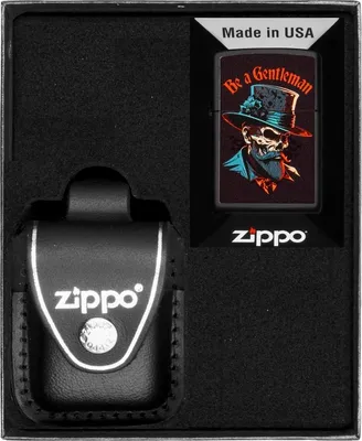 Produktbild von ZIPPO Feuerzeug-Set GENTLEMAN DESIGN Geschenk No3