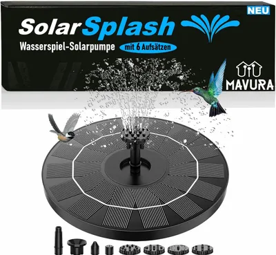 Zdjęcie produktu dla SolarSplash solarna pompa fontannowa fontanna do oczka wodnego 3.5w 160mm