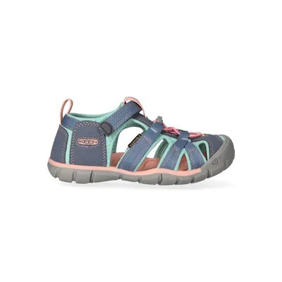 Produktbild von Keen Seacamp II Kinder Sandalen Flint Stone/Ocean Wave Größe 34