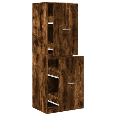 Produktbild von vidaXL Apothekerschrank Räuchereiche 40x41x144,5 cm Holzwerkstoff