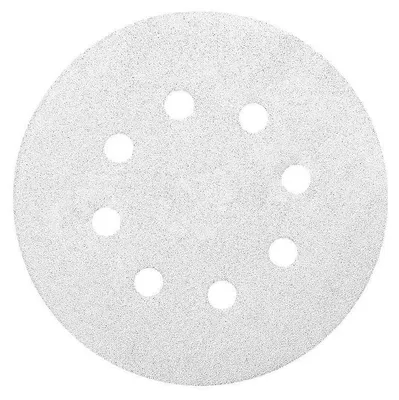 Image de 10 Disques abrasifs MAKITA Ø 125 mm White Auto-agrippant avec 8 trous