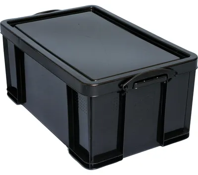 Produktbild von Really Useful Box Aufbewahrungsbox 64BK 44x31x71cm 64l schwarz