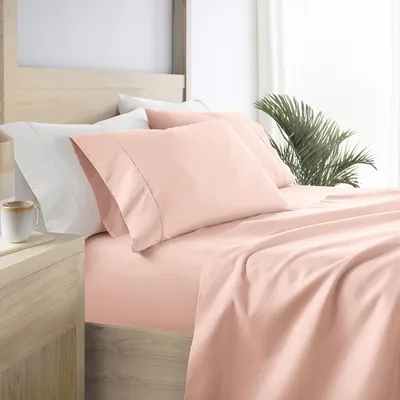 Productafbeelding van Luxe Diepe Pocket Bed Sheet Set, Koningin, Blush