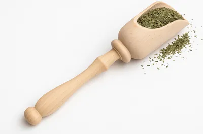Image de Cuillère à épices avec poignée - grande | Cuillère à mesurer pour épices | Mesure de cuisine | Pelle doseuse | Accessoire de cuisine