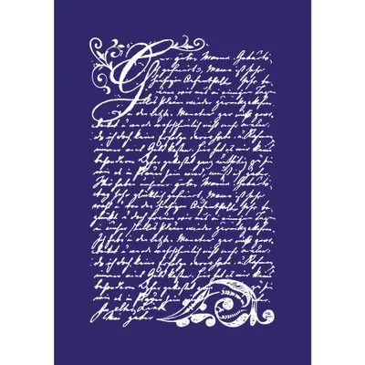 Zdjęcie produktu dla Rayher Hobby 45067000, Szablon liter, Dorosły, Fioletowy, A5, 1 szt.