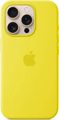 Zdjęcie produktu dla Apple Silikonowe etui z MagSafe do iPhone’a 16 Pro – karambola, Pokrowiec, Apple, iPhone 16 Pro, 16 cm (6.3"), Żółty