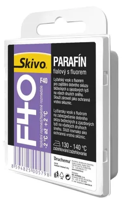Obrázek produktu pro Vosk na lyže Skivo Paraffin F 40 Purple