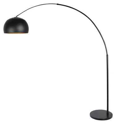 Obrázek produktu pro Stojací lampa - černá - Globe - kov - oblouková lampa - E27 - 4911ZW - Steinhauer