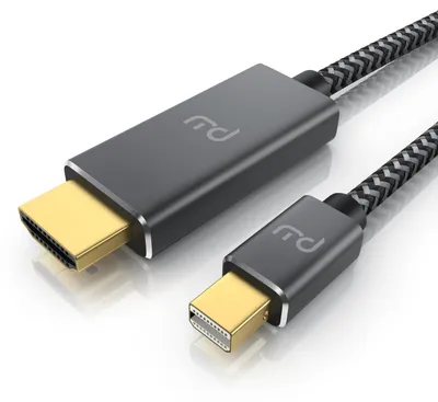Zdjęcie produktu dla Kabel Primewire 4k Mini Displayport 1.4 do Hdmi 2.0 - Adapter Mini DP - 4k@60Hz - Thunderbolt 1-2 - Audio i Video - do MacBook, Surface Pro, Lenovo - 2m