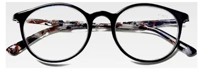 Produktbild von Blaulichtfilter Lesebrille mit runden Gläsern