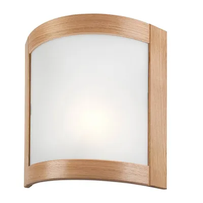 Immagine prodotto di Lampada da parete ELODIE rovere E27 L:22cm H:34cm dimmerabile