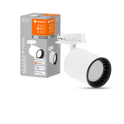 Produktbild von Ledvance Schienensystem Tracklight LED Smart+ Strahler Weiß 8W 250lm TW 3000K-6500K Dimmbar App Google Alexa WiFi