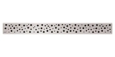Produktbild von Alcadrain Duschrost BUBLE für Duschrinnen, Edelstahl-Matt 1450 mm