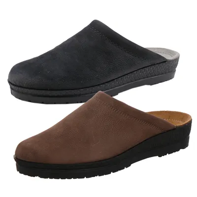 Produktbild von Rohde 2762 Neustadt-H Herren Hausschuhe Pantoffeln Weite G 1/2, Größe:41 EU, Farbe:Schwarz