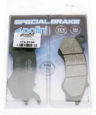 Immagine prodotto di Pastiglie freno Polini organiche, con omologazione europea, compatibili con Honda PCX 125 i.e.