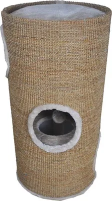 Immagine prodotto di Dehner Lieblinge tiragraffi per gatti Tassilo, Ø 36 cm, altezza 70 cm, sisal, marrone chiaro, 1 pezzo (1 confezione)