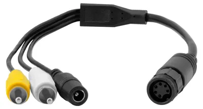 Produktbild von WAECO | DOMETIC Rückfahrmonitor Adapterkabel Anschlusskabel Cinch Adapter (RCA, Video, Audio) 12V-24V