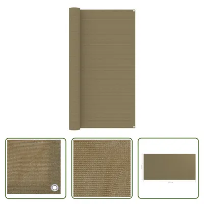Image de Tapis de tente The Living Store 200 x 400 cm, taupe