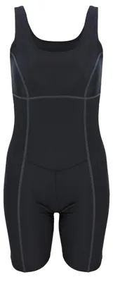 Immagine prodotto di Costume da bagno da donna Aquarti con gamba intera e schiena intera, colore: nero/cuciture grafite, taglia: 38