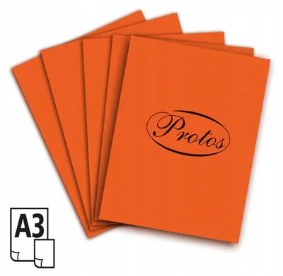 Produktbild von Protos Brystol technisches Papier A3 Orange 20 Blatt
