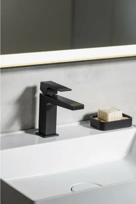 Immagine prodotto di Sapho Dimy - Miscelatore per lavabo, nero opaco DM002BL