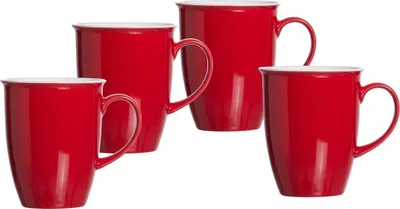 Produktbild von Ritzenhoff & Breker DOPPIO Kaffeebecher 320 ml Rot 4er Set