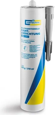 Produktbild von CARTECHNIC Karosseriedichtmasse 40 27289 00717 5 -40°C/+100°C Patrone 455/310ml