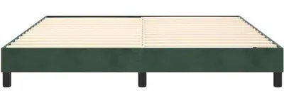 Produktbild von Luxus-Kingsize-Bett - 180x200 cm - Tiefes Donkergrün - Moderne Lattenrost - Luxus-Fluweel