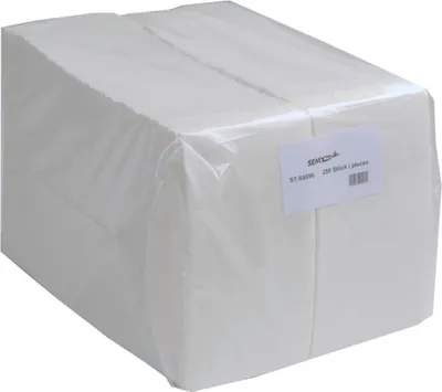 Produktbild von SemyTop Tafelserviette, Kopffalz, hochweiß, 2-lagig, ST-88096