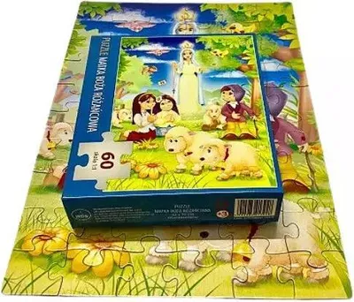 Produktbild von Puzzle 60 elementów. Matka Boża Różańcowa