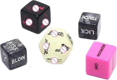 Produktbild von Go Go Gadget – „Erotisches Würfelspiel – 5 Steine ​​– Humor für Erwachsene – Sexy Einstellung – Liebe für Verliebte – Ideal als Geschenk – Geburtstag“