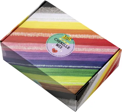 Produktbild von Folia Pfeifenreiniger bunt Chenilledraht-Mix Jumbo O 4.0 - 8.0 mm 700 St.
