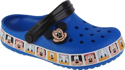 Produktbild von Crocs FL Mickey Mouse Band Kids Clog T 207718-4JL, Badelatschen, für Jungen, Blau, Größe: 19/20