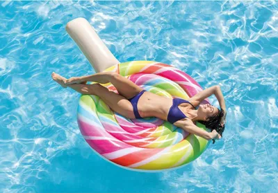 Produktbild von Intex 58753, Mehrfarbig, Schwimmende Matratze, Abbildung, Vinyl, 100 kg, China