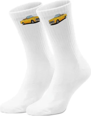 Produktbild von epicsocks Benzin im Blut Auto Cabrio Socken in 42-46 im Paar