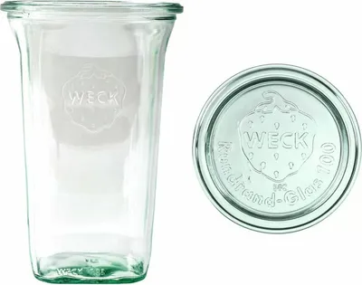 Produktbild von WECK QUADRO Glas mit Deckel 795 ml 6er Pack