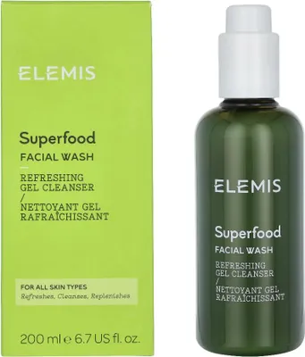 Produktbild von Elemis Superfood Facial Wash Żel do mycia twarzy z prebiotykami, 200 ml