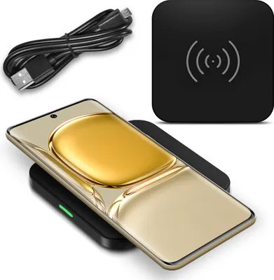 Produktbild von QI Wireless Charger Schnell Ladegerät Huawei P50 Pro / Plus Ladestation Kabellos