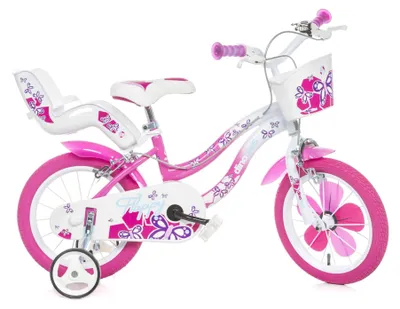 Produktbild von Solidchoice – 14-Zoll Mädchenfahrrad mit Rücktrittbremse, rosa