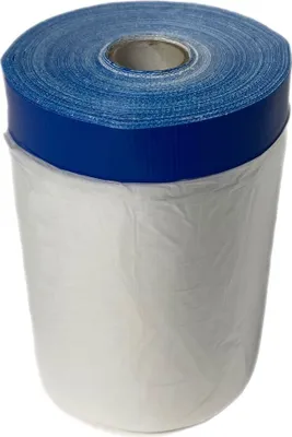 Immagine prodotto di 3 rotoli di nastro in tessuto Masker 2400 mm/20 m Nastro adesivo Pellicola protettiva Pellicola