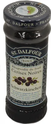 Image de Pâte à tartiner aux cerises noires St. Dalfour 284g