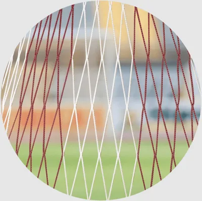 Produktbild von Tornetze "Goal" p. Paar  rot/weiß