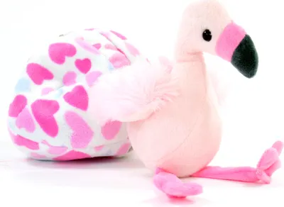 Produktbild von Kögler Felicitas Mini Flamingo Plüsch im Ei 13 cm Kuscheltier Schmusetier