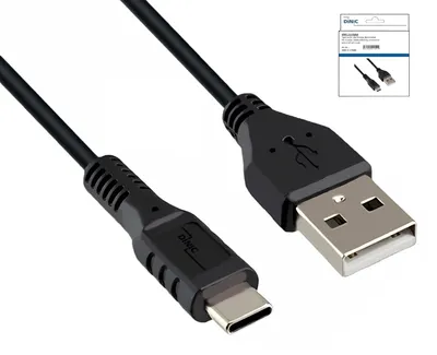 Produktbild von DINIC USBCL-CA-30SKB, 3 m, USB A, USB C, USB 2.0, Schwarz