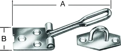 Zdjęcie produktu dla Zatrzask druciany 100 x 30 mm