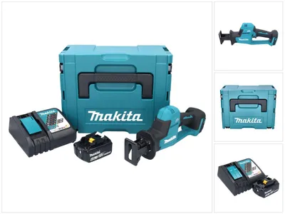 Image de Makita DJR189RG1J Scie récipro sans fil 18V Brushless + 1x Batterie 6,0Ah + Chargeur + Coffret Makpac