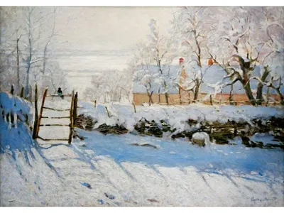 Obrázok produktu pre Puzzle 1000 Zima, Claude Monet